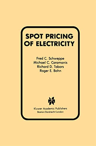 Spot Pricing of Electricity [Paperback]