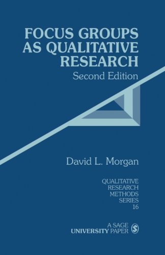 Focus Groups as Qualitative Research [Paperback]