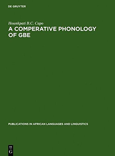 Comparative Phonology of Gbe [Unknon]