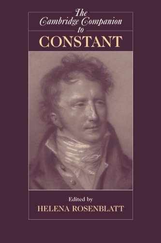 The Cambridge Companion to Constant [Paperback]