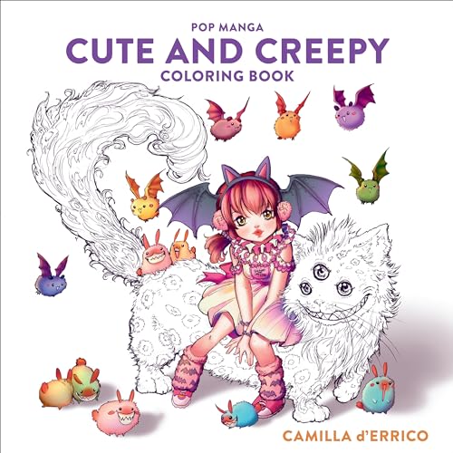 Pop Manga Cute and Creepy Coloring Book [Paperback]