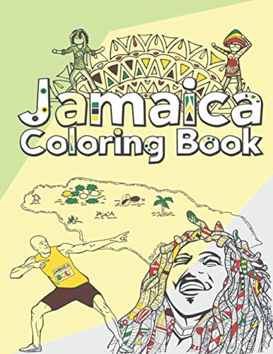 Jamaica Coloring Book  Adult Colouring Fun, Stress Relief Relaxation and Escape [Paperback]