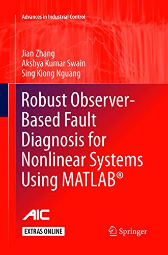 Robust Observer-Based Fault Diagnosis for Nonlinear Systems Using MATLAB [Paperback]