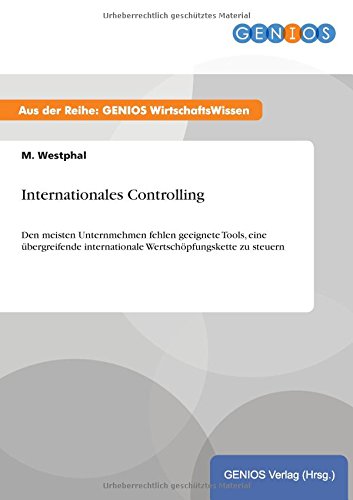 Internationales Controlling (german Edition) [Paperback]