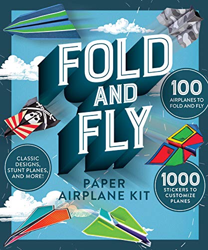 Fold and Fly Paper Airplane Kit [Hardcover]