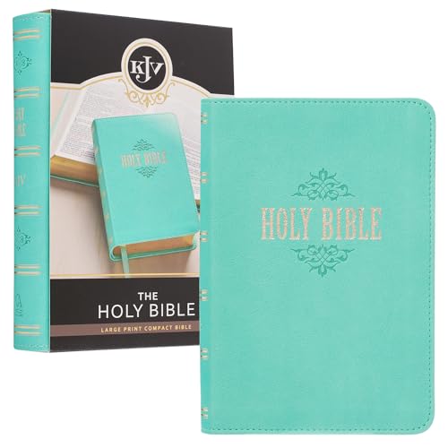 Holy Bible: Kjv Large Print Compact Edition: Aqua [Imitation Leather]