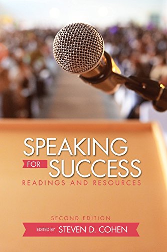 Speaking For Success Readings And Resources [Paperback]