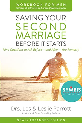 Saving Your Second Marriage Before It Starts Workbook for Men Updated: Nine Ques [Paperback]