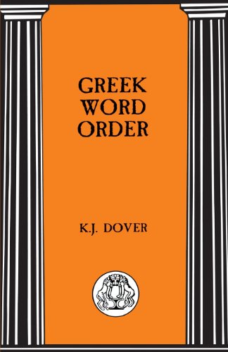 Greek Word Order [Paperback]