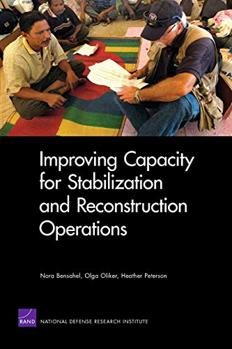 Improving Capacity for Stabilization and Reconstruction Operations [Paperback]