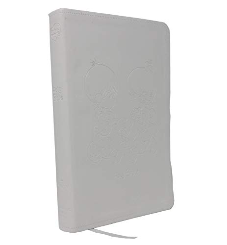 NRSVCE, Precious Moments Bible, White, Leathe