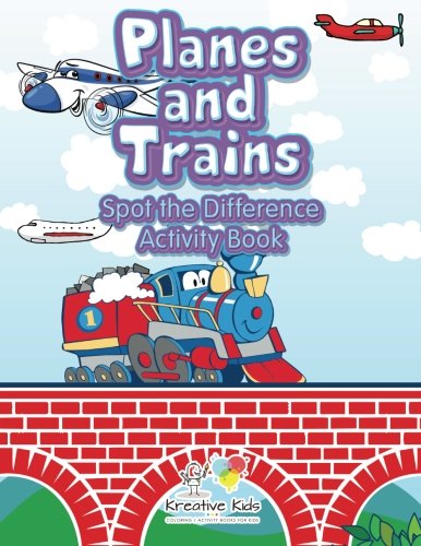 Planes and Trains Spot the Difference Activity Book [Paperback]