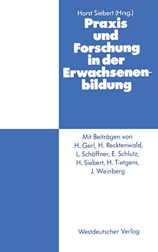 Praxis und Forschung in der Erwachsenenbildung [Paperback]