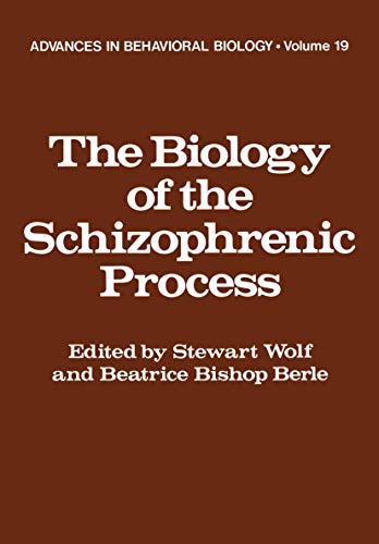 The Biology of the Schizophrenic Process [Paperback]