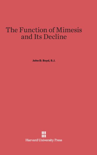 Function of Mimesis and Its Decline [Hardcover]