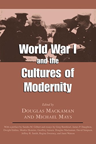 World War I And The Cultures Of Modernity [Paperback]