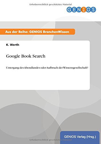 Google Book Search (german Edition) [Paperback]