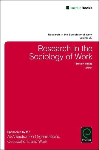 Research In The Sociology Of Work [Hardcover]