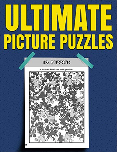 Ultimate Picture Puzzles  Spot the Difference Book for Adults [Paperback]