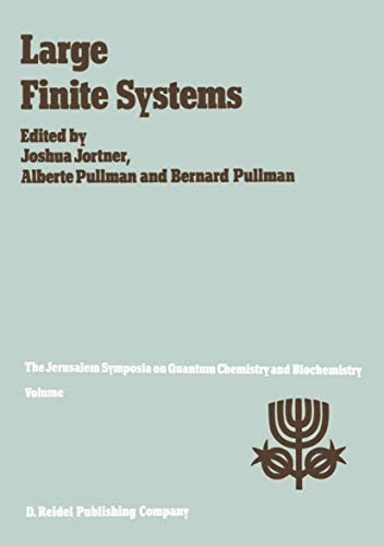 Large Finite Systems: Proceedings of the Twentieth Jerusalem Symposium on Quantu [Paperback]