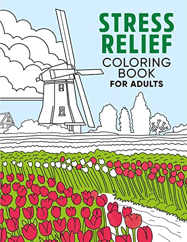 Stress Relief Coloring Book for Adults [Paper