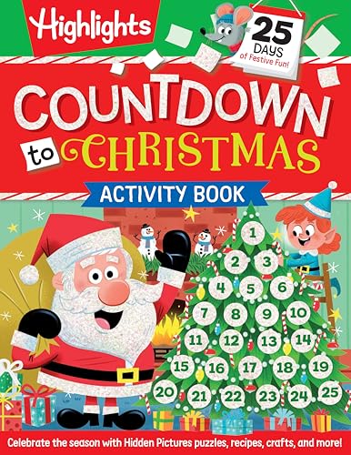 Countdown to Christmas: 96-Pages of Holiday Countdown Games and Activities inclu [Paperback]