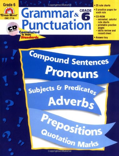 Grammar And Punctuation, Grade 6 [Paperback]