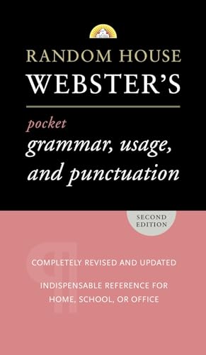 Random House Webster's Pocket Grammar, Usage, and Punctuation: Second Edition [Paperback]