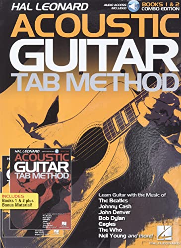 Hal Leonard Acoustic Guitar Tab Method - Combo Edition: Books 1 & 2 with Onl [Mixed media product]