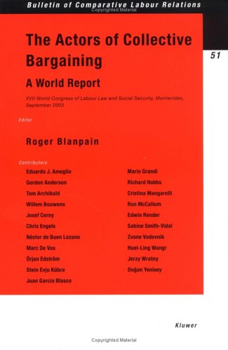 The Actors of Collective Bargaining [Paperback]