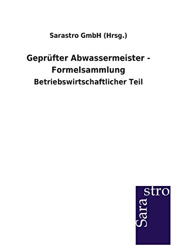 Geprfter Abassermeister - Formelsammlung (german Edition) [Paperback]