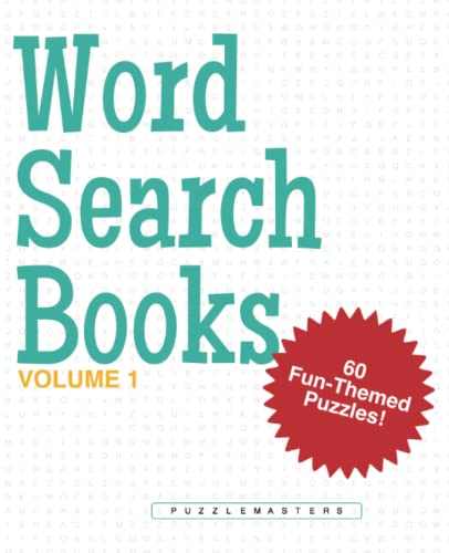 Word Search Books A Collection Of 60 Fun-Themed Word Search Puzzles Great For  [Paperback]