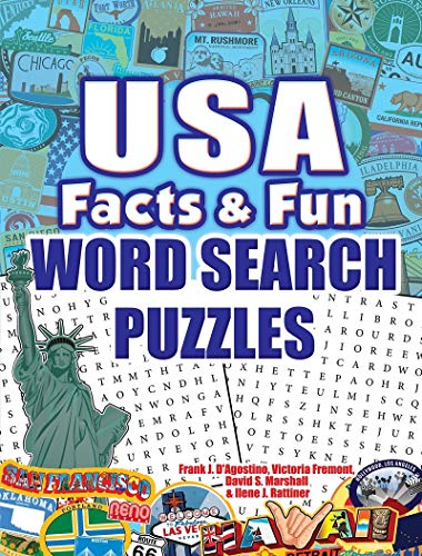 USA Facts and Fun Word Search Puzzles [Paperback]