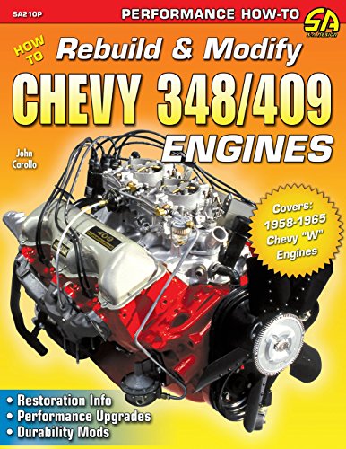 Ho to Rebuild & Modify Chevy 348/409 Engines [Paperback]