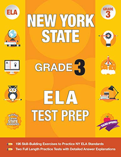 Ne York State Grade 3 Ela Test Prep  , [Paperback]