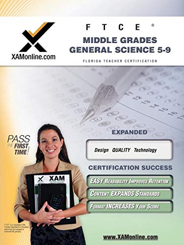 FTCE Middle Grades General Science 5-9 Teacher Certification Test Prep Study Gui [Paperback]