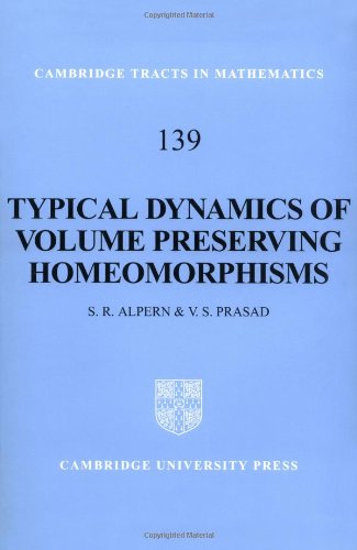 Typical Dynamics of Volume Preserving Homeomorphisms [Hardcover]