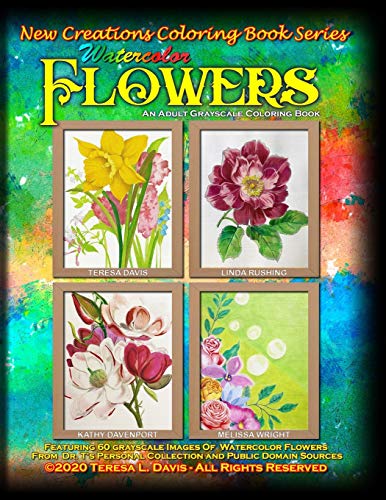 Ne Creations Coloring Book Series  Watercolor Floers [Unknon]