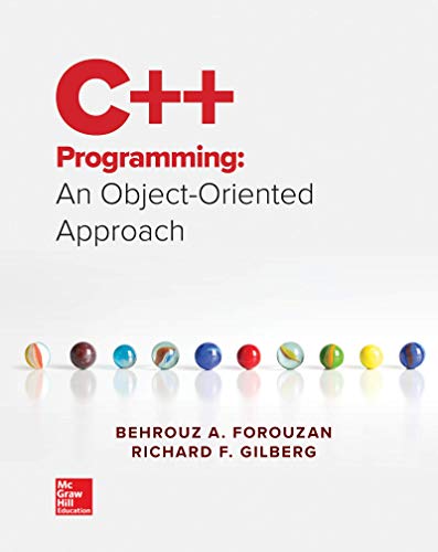 Loose Leaf for C++ Programming: An Object-Oriented Approach [Loose-leaf]