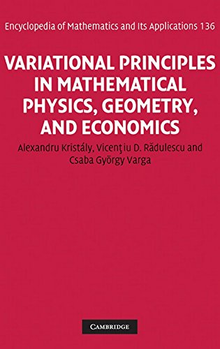 Variational Principles in Mathematical Physics, Geometry, and Economics Qualita [Hardcover]