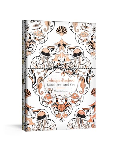 Johanna Basford Land, Sea, and Sky: Three Colorable Notebooks [Diary]