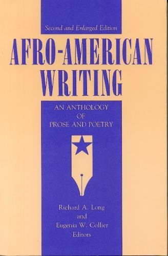 Afro-American Writing An Anthology of Prose and Poetry [Paperback]