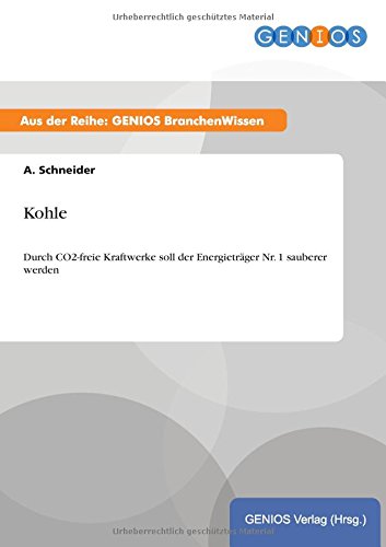 Kohle (german Edition) [Paperback]