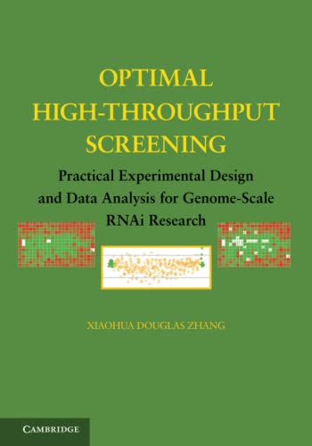 Optimal High-Throughput Screening Practical Experimental Design and Data Analys [Paperback]