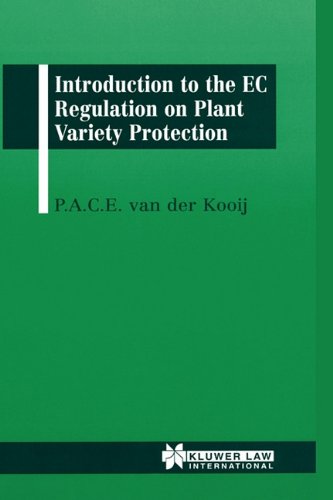 Introduction To The Ec Regulation On Plant Variety Protection [Hardcover]