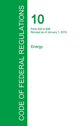 Code Of Federal Regulations Title 10, Volume 3, January 1, 2015 [Paperback]