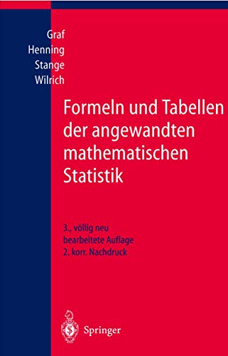 Formeln und Tabellen der angewandten mathematischen Statistik [Hardcover]