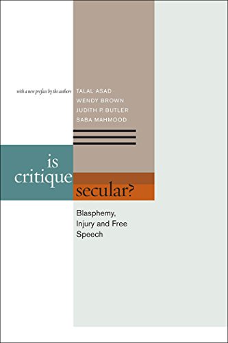 Is Critique Secular Blasphemy, Injury, and Free Speech [Hardcover]