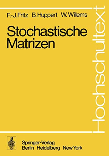 Stochastische Matrizen [Paperback]