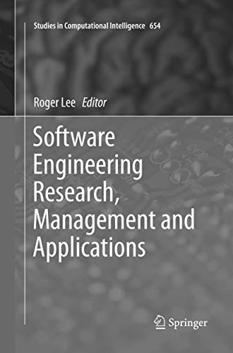 Software Engineering Research, Management and Applications [Paperback]